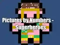 Juego Imágenes por Números - Superhéroes en línea Juego Imágenes por Números - Superhéroes en línea