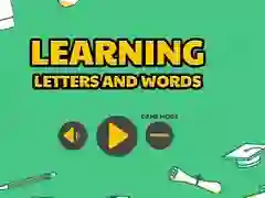 Juego Aprendiendo letras y palabras en línea