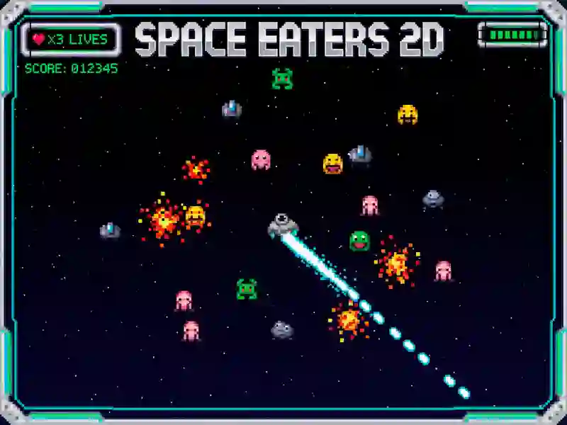 Juego Devoradores de espacio 2D en línea