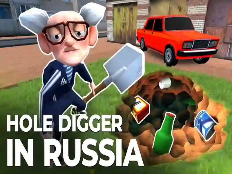Juego Cavar un agujero en Rusia en línea