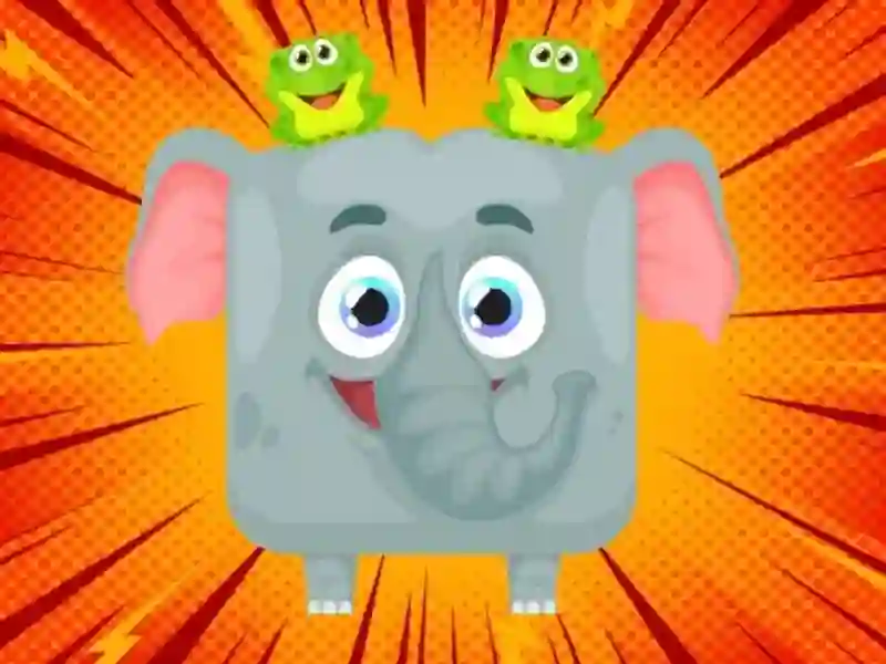 Juego Vientre de gelatina. Hacer el elefante en línea