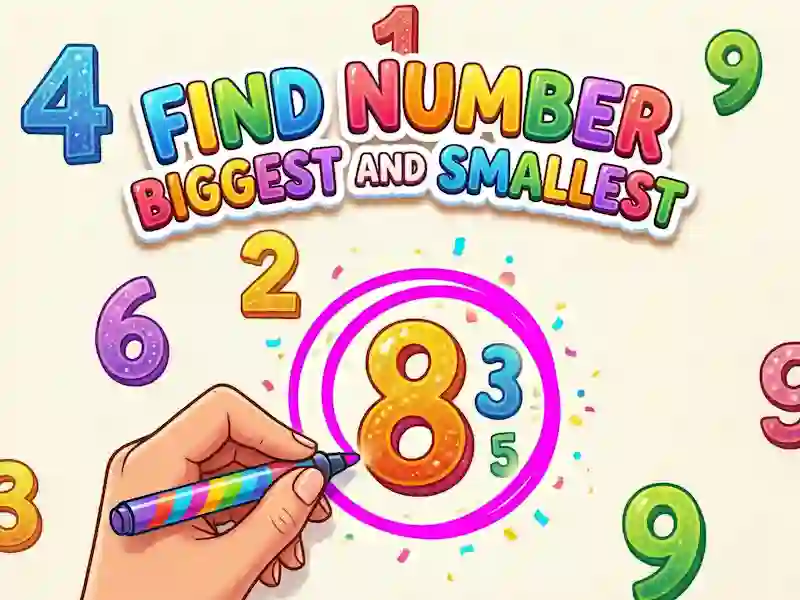 Juego Find Number Biggest and Smallest en línea