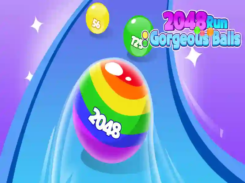 Juego 2048 correr bolas hermosas en línea