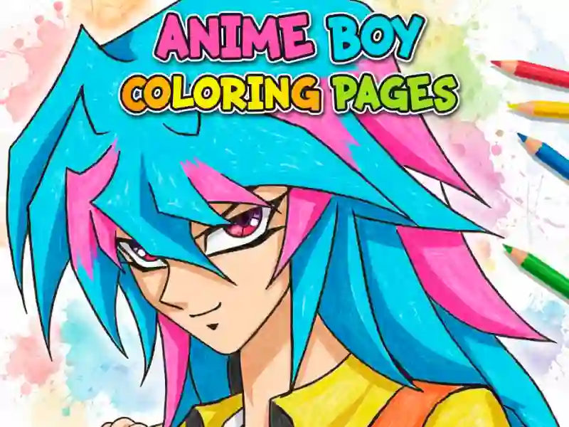 Juego Dibujos De Chicos Animé Para Colorear en línea