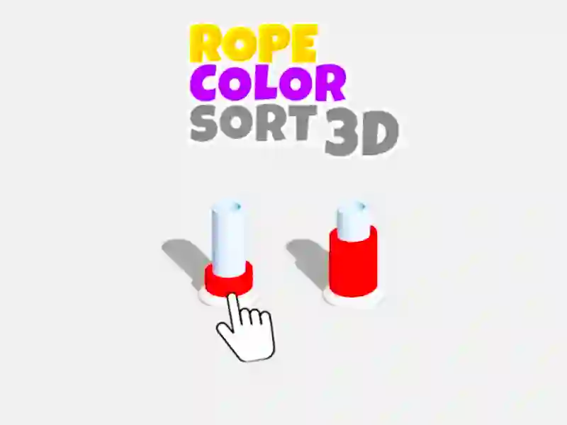 Juego Sort de color de la cuerda 3D en línea Juego Sort de color de la cuerda 3D en línea