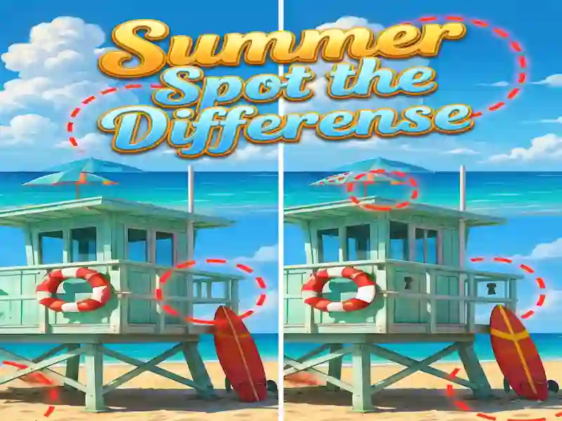 Juego Summer Spot the Differense en línea
