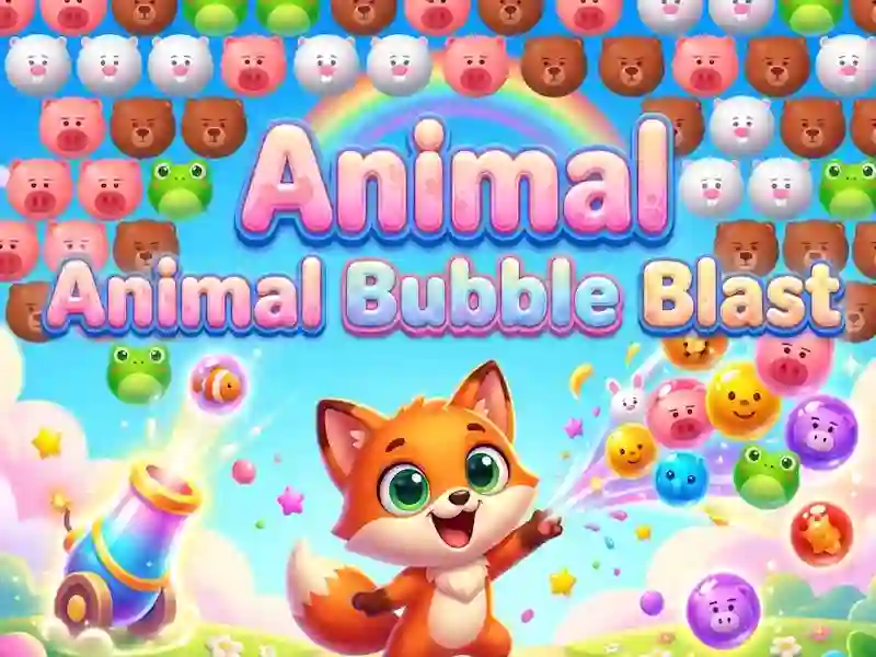 Juego Explosión de burbujas de animales en línea