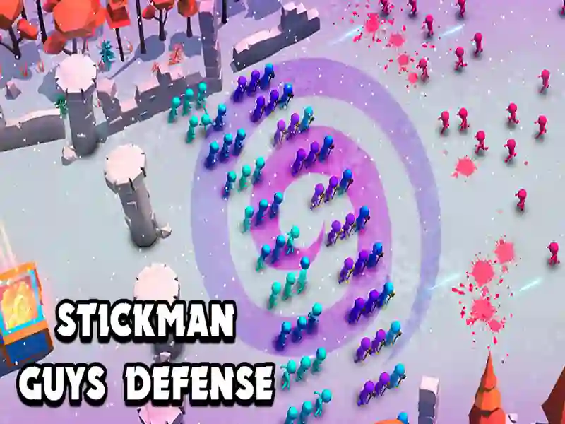 Juego Defensa de chicos de stickman en línea