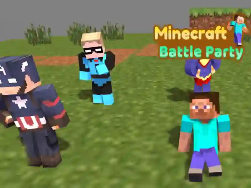 Juego Partido de batalla de Minecraft en línea