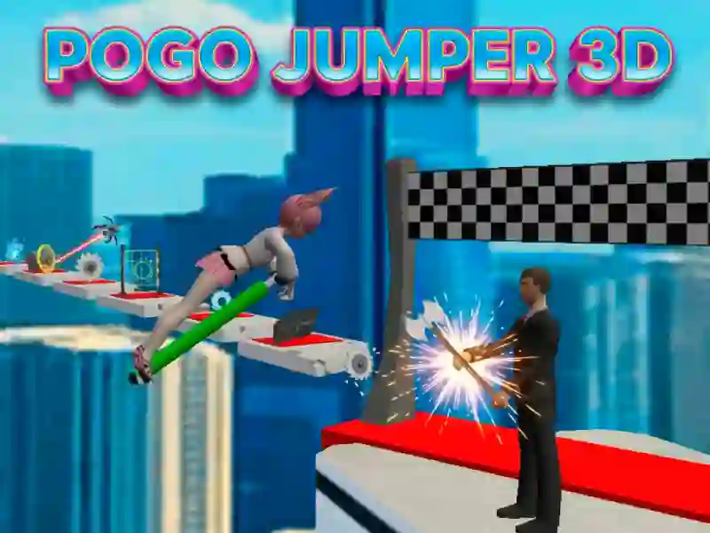 Juego Saltador Pogo modelo 3d en línea