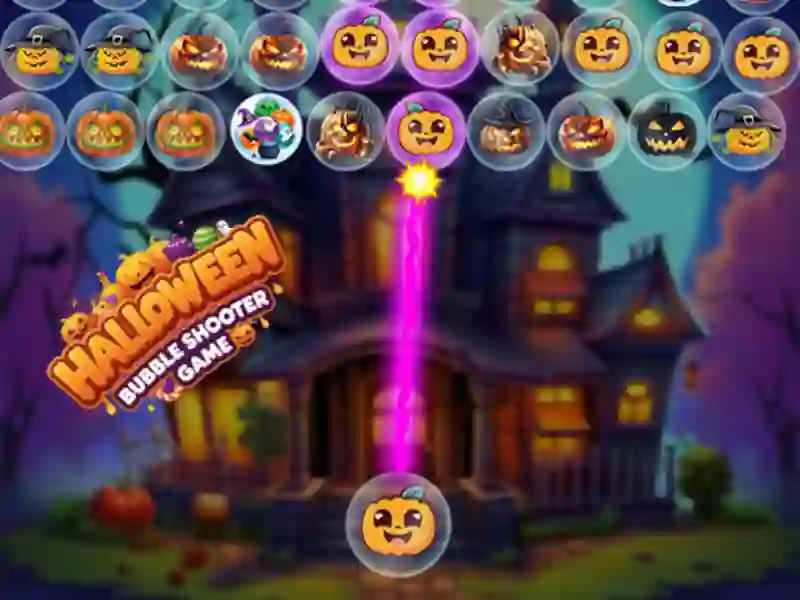 Juego Juego de disparar burbujas de Halloween en línea