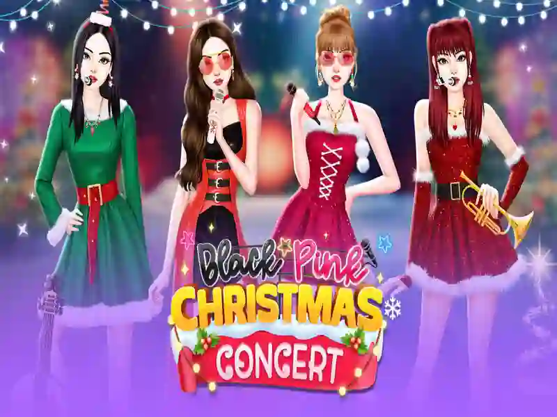 Juego Concierto de Navidad rosa negro en línea