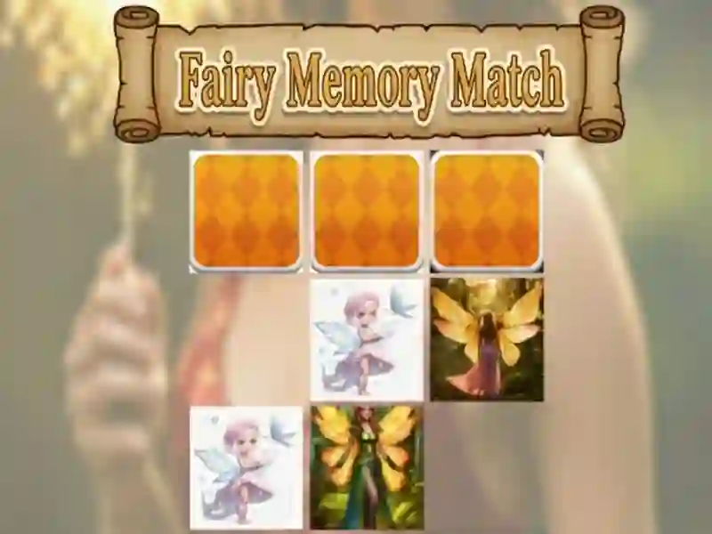 Juego Partido de memoria de hadas en línea