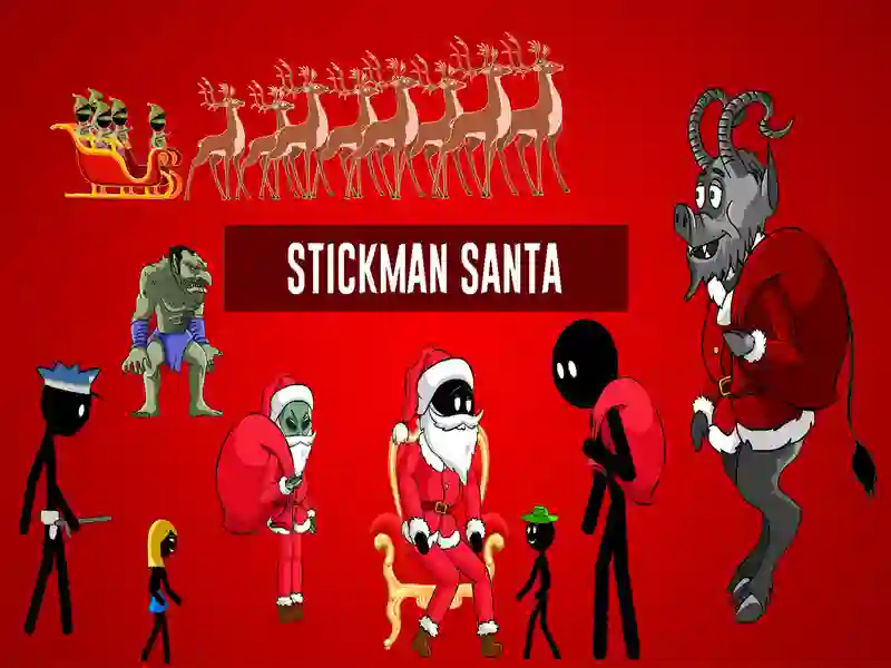 Juego Stickman Santa en línea