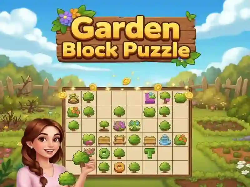 Juego Rompecabezas de bloques de jardín en línea