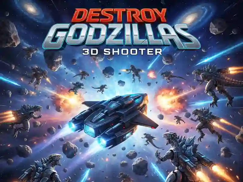 Juego Destruye Godzillas: Shooter 3D en línea