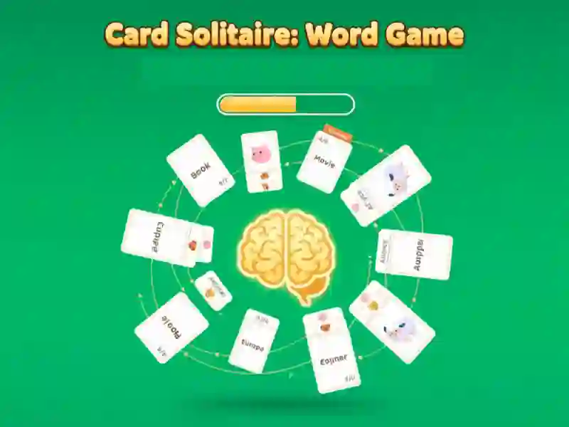 Juego Solitario de cartas: juego de palabras en línea