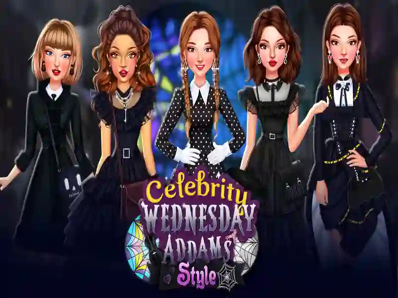 Juego Celebrity Wednesday Addams Style en línea