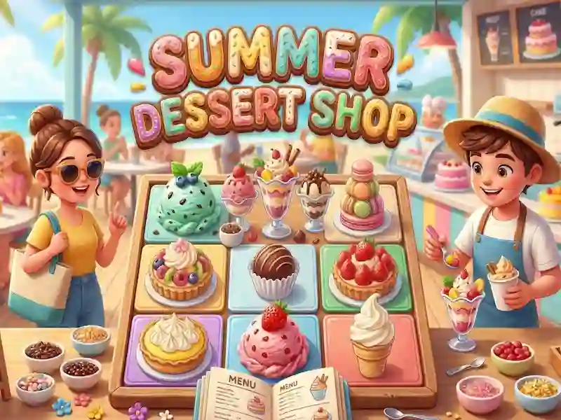 Juego Tienda de postres de verano en línea