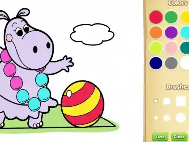 Juego Animales de granja para bebés Libro para colorear para niños en línea