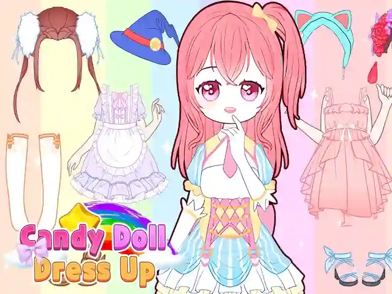 Juego Candy Doll Dress Up en línea