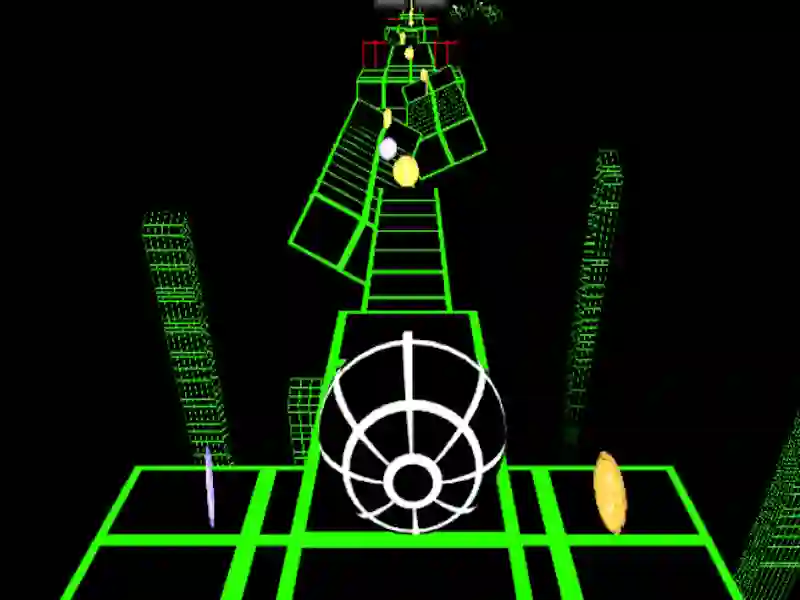 Juego Pendiente de bola de neón en línea