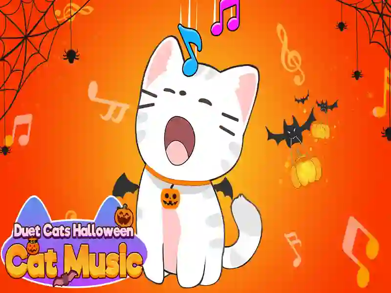 Juego Duet Cats Halloween Cat Music en línea