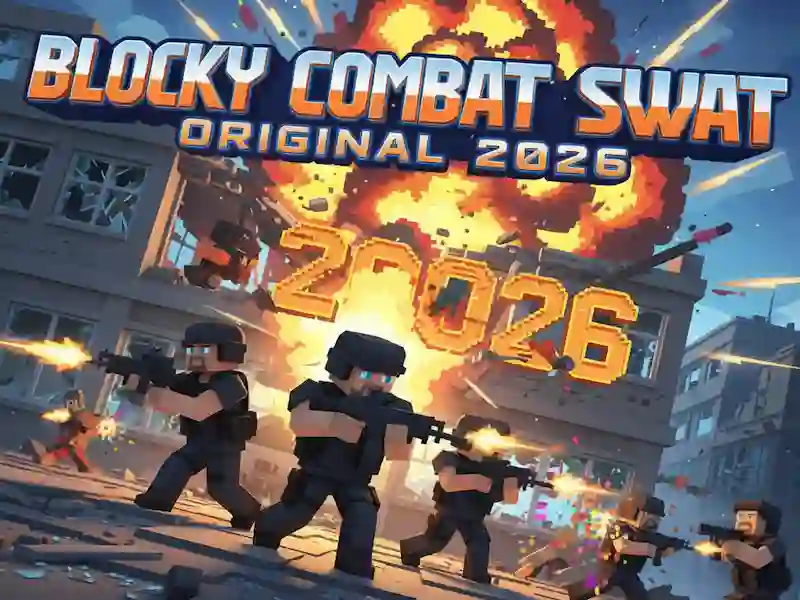Juego Swat de combate en bloques original 2026 en línea