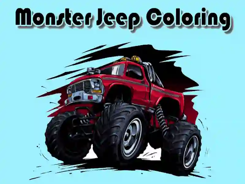 Juego Monster Jeep Coloring en línea
