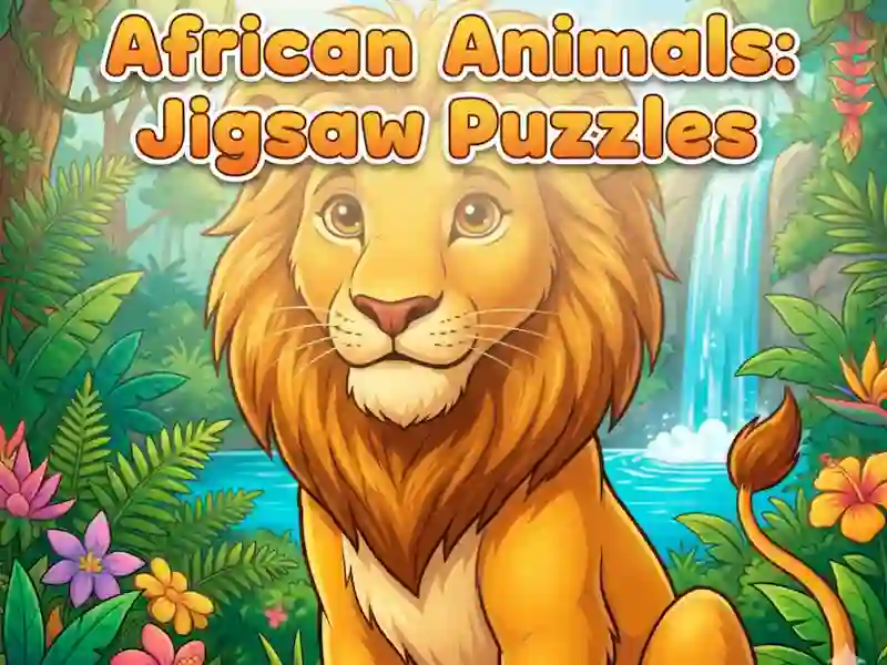 Juego Animales africanos: rompecabezas en línea