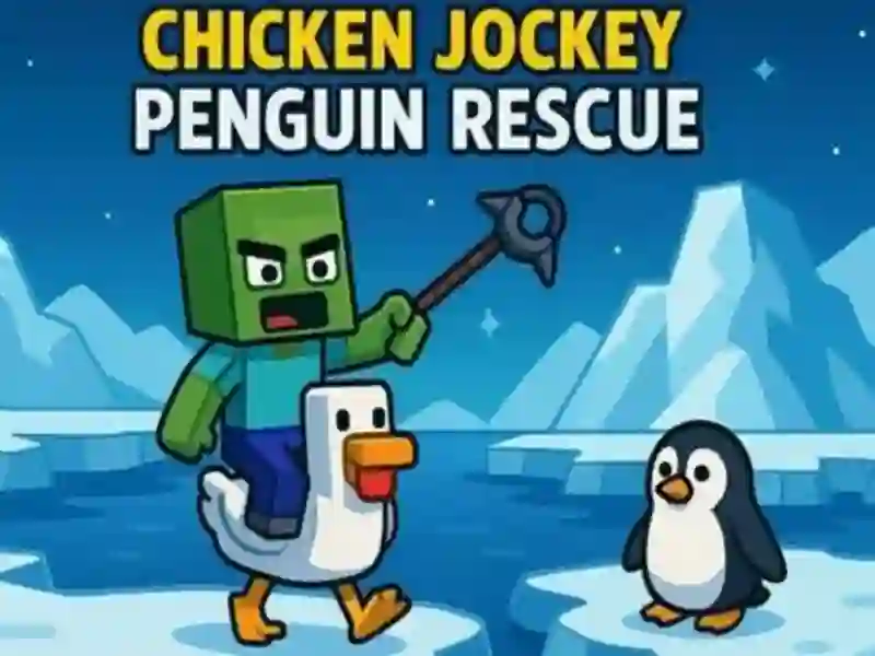 Juego Chicken Jockey: rescate de pingüinos en línea
