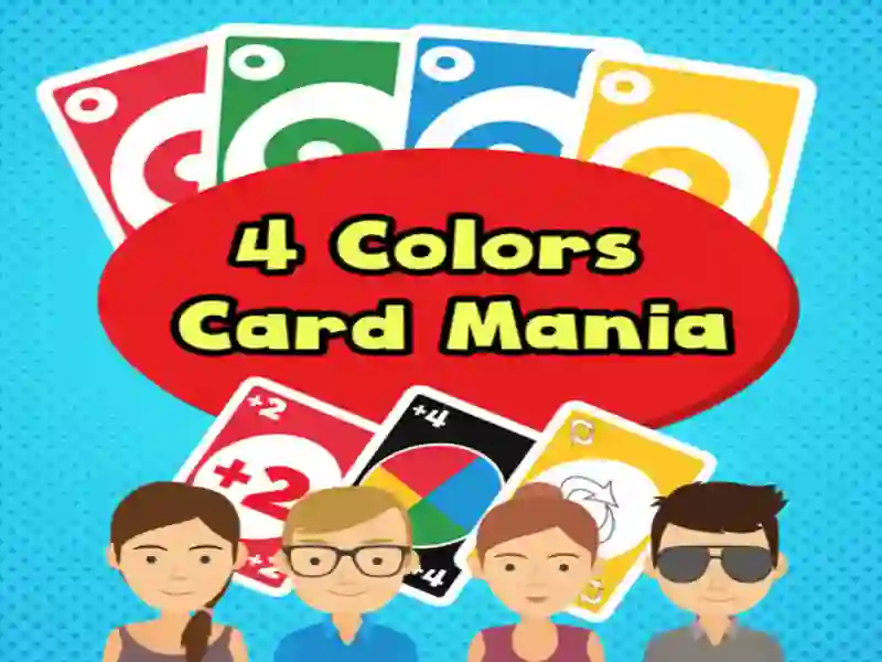 Juego Mania con tarjeta de 4 colores en línea
