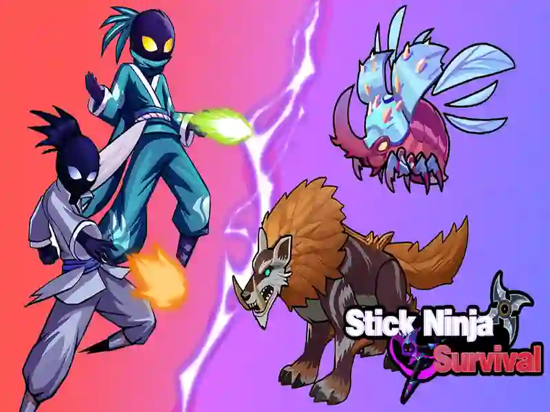 Juego Stick Ninja Survival en línea