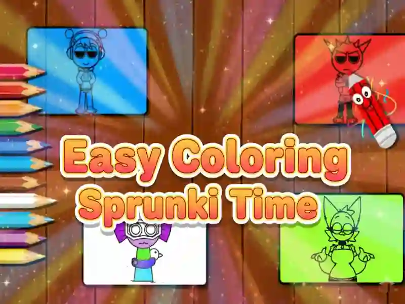 Juego Colorante fácil Sprunki Time en línea