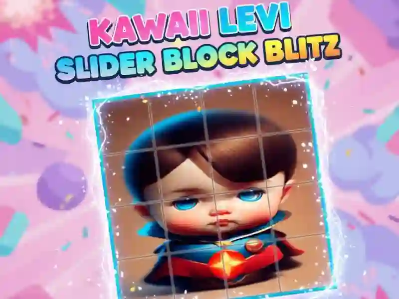 Juego Blitz de bloques deslizantes Kawaii Levi en línea