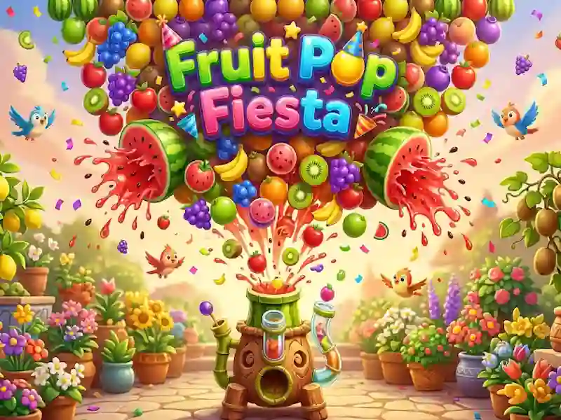 Juego Fiesta del pop de frutas en línea