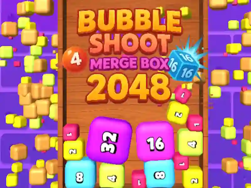 Juego Bubble Shoot Fusion Box 2048 en línea