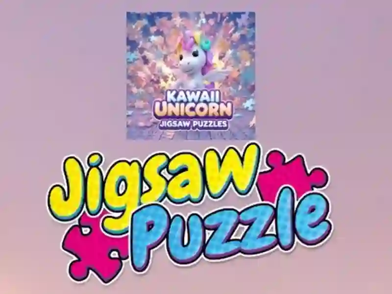 Juego Kawaii unicornio rompecabezas en línea