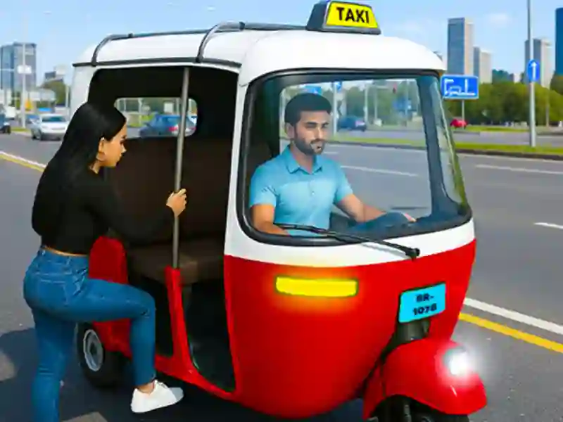 Juego Tuk tuk Rickshaw en línea
