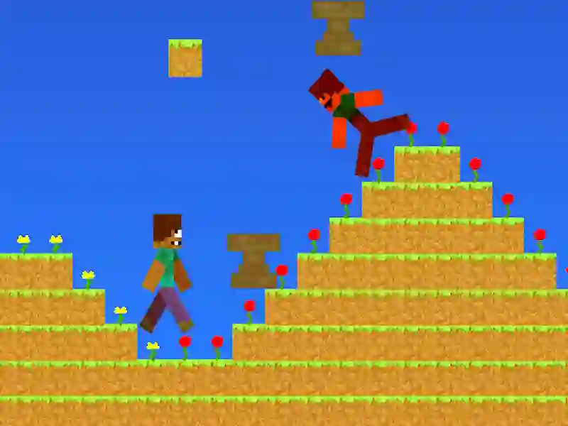 Juego Noob vs pro pero la lluvia de yunque minecraft en línea