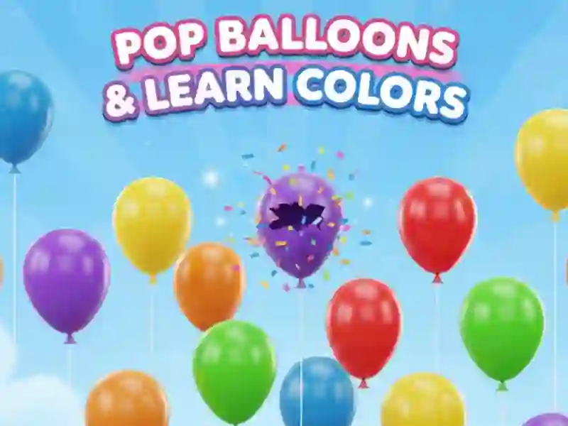 Juego Explota globos y aprende colores en línea