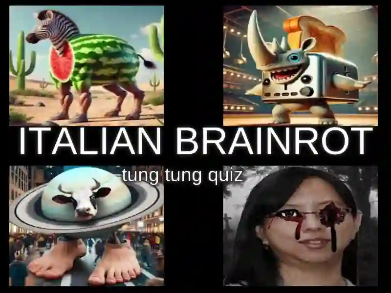 Juego Prueba italiana Brainrot Tung Tung en línea