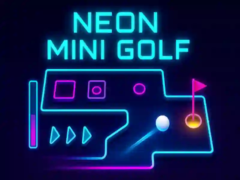 Juego Mini golf de neón en línea