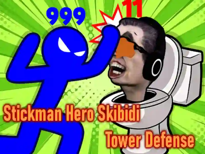 Juego Stickman Hero Skibidi Tower Defense en línea