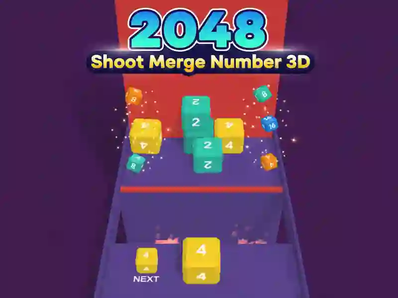 Juego 2048 Disparar Combinar Número 3D en línea