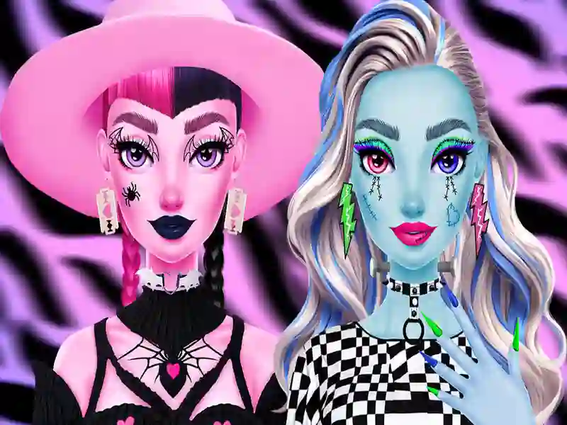 Juego Maquillaje de fantasía de Monsterella en línea Juego Maquillaje de fantasía de Monsterella en línea