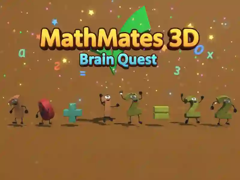 Juego MathMates 3D: Búsqueda del cerebro en línea