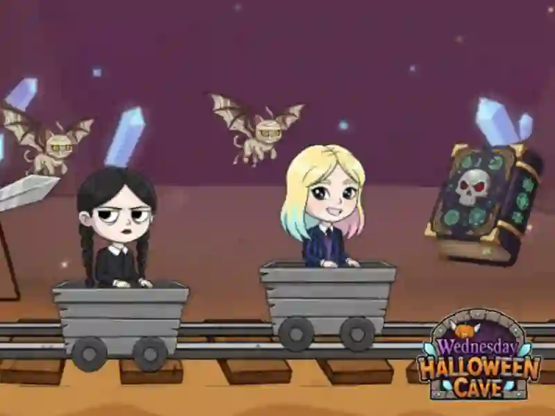 Juego Miércoles Cueva de Halloween en línea
