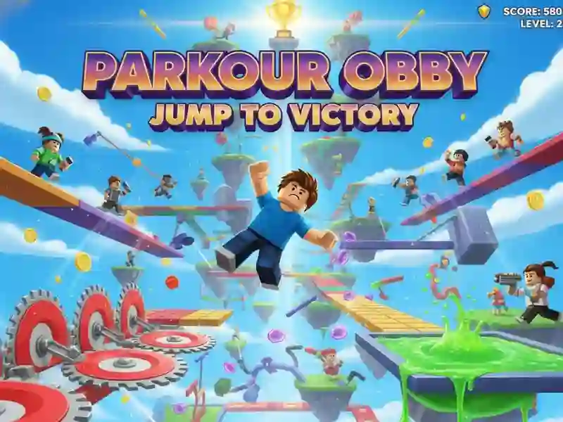 Juego Parkour Obby Salta hacia la victoria en línea