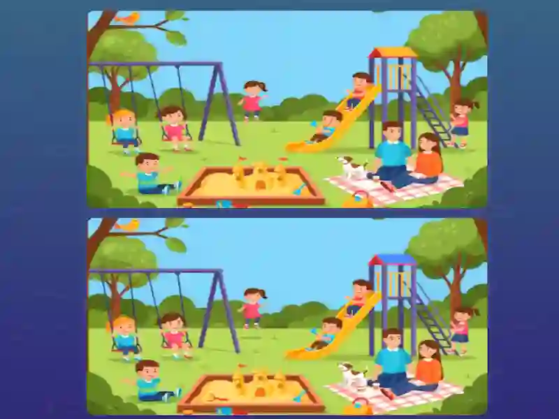 Juego Detectar la diferencia diferente 1 en línea